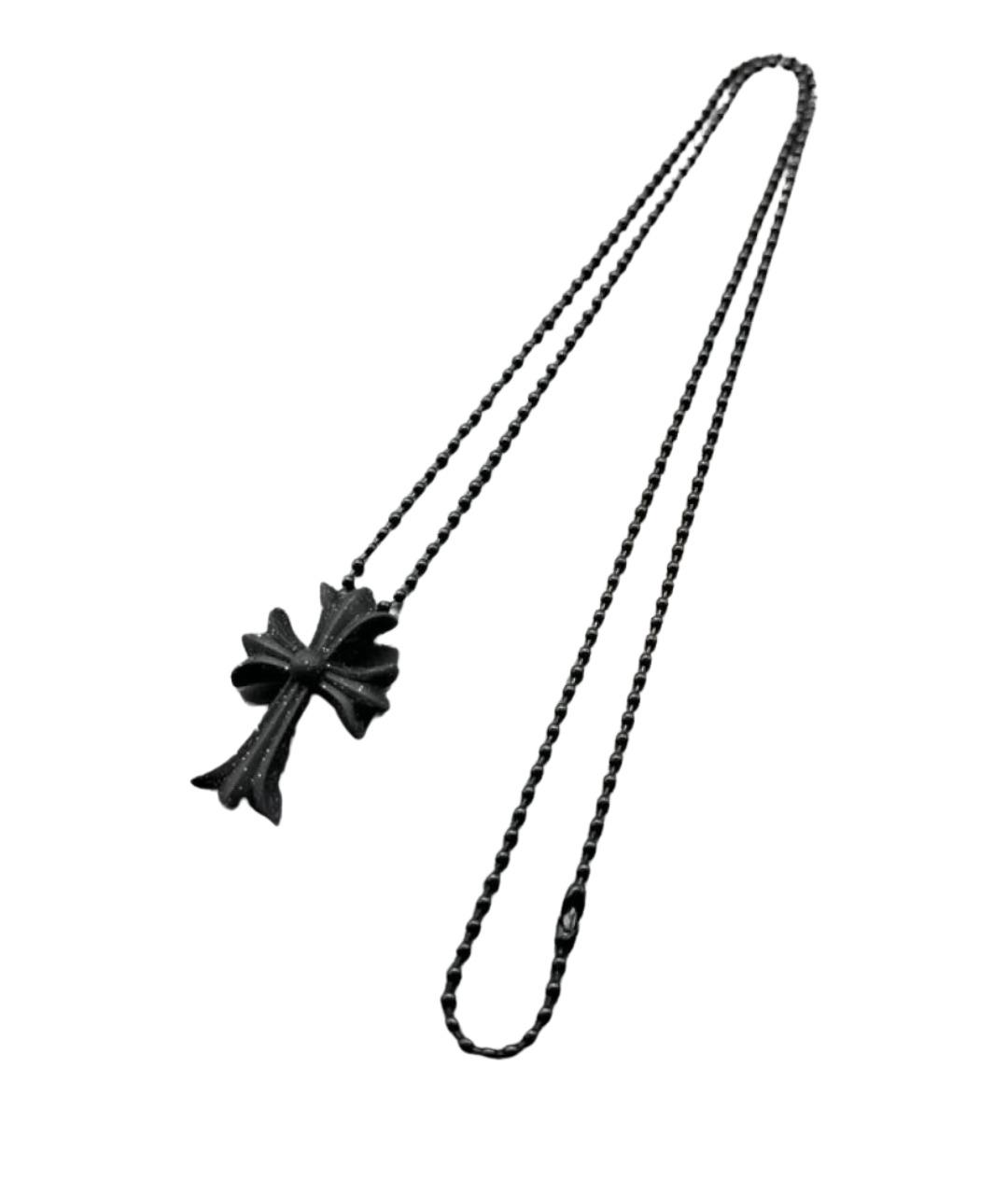 CHROME HEARTS Черное колье, фото 1