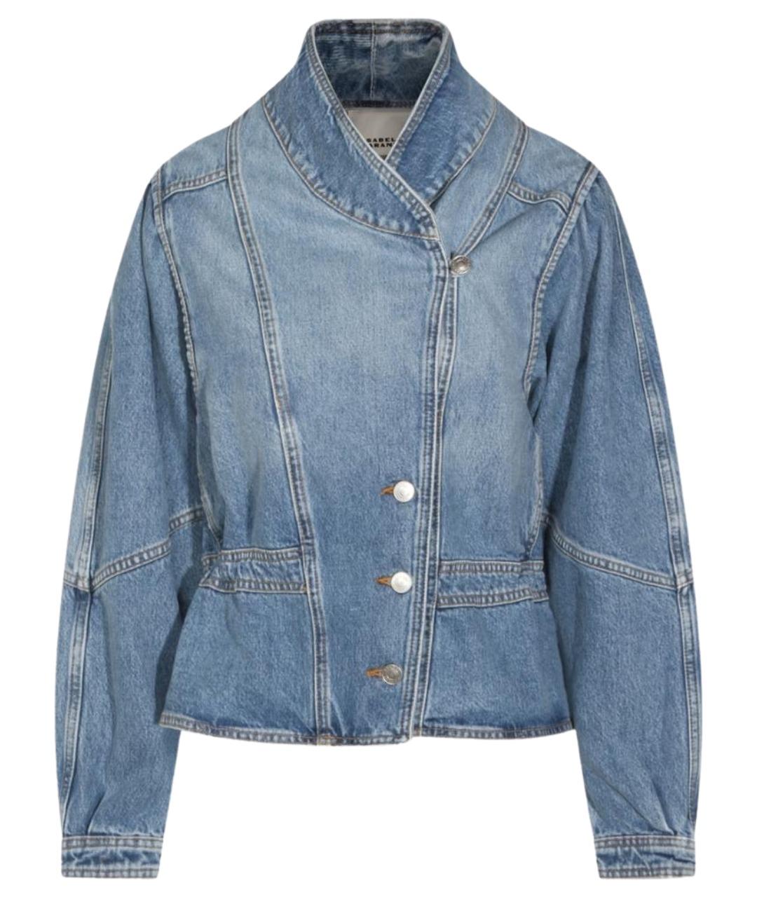 ISABEL MARANT ETOILE Голубая хлопковая куртка, фото 1