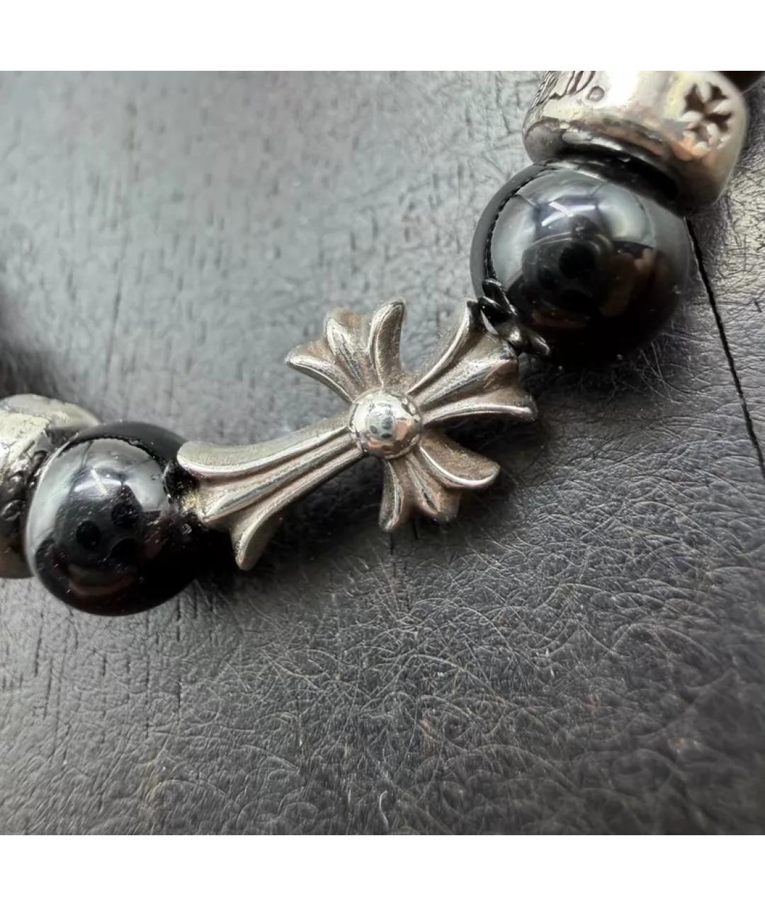 CHROME HEARTS Черный браслет, фото 3