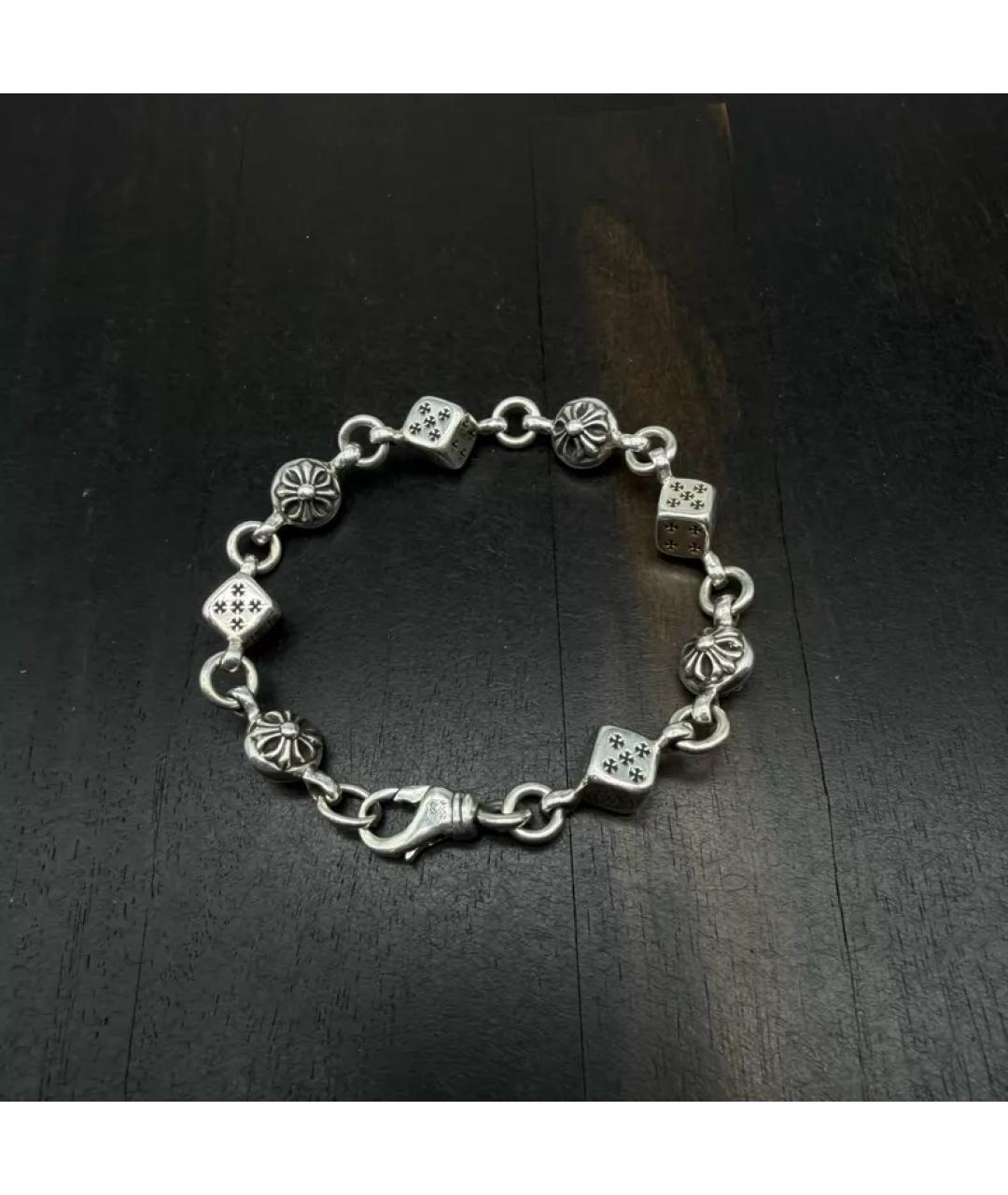 CHROME HEARTS Серебряный серебряный браслет, фото 6