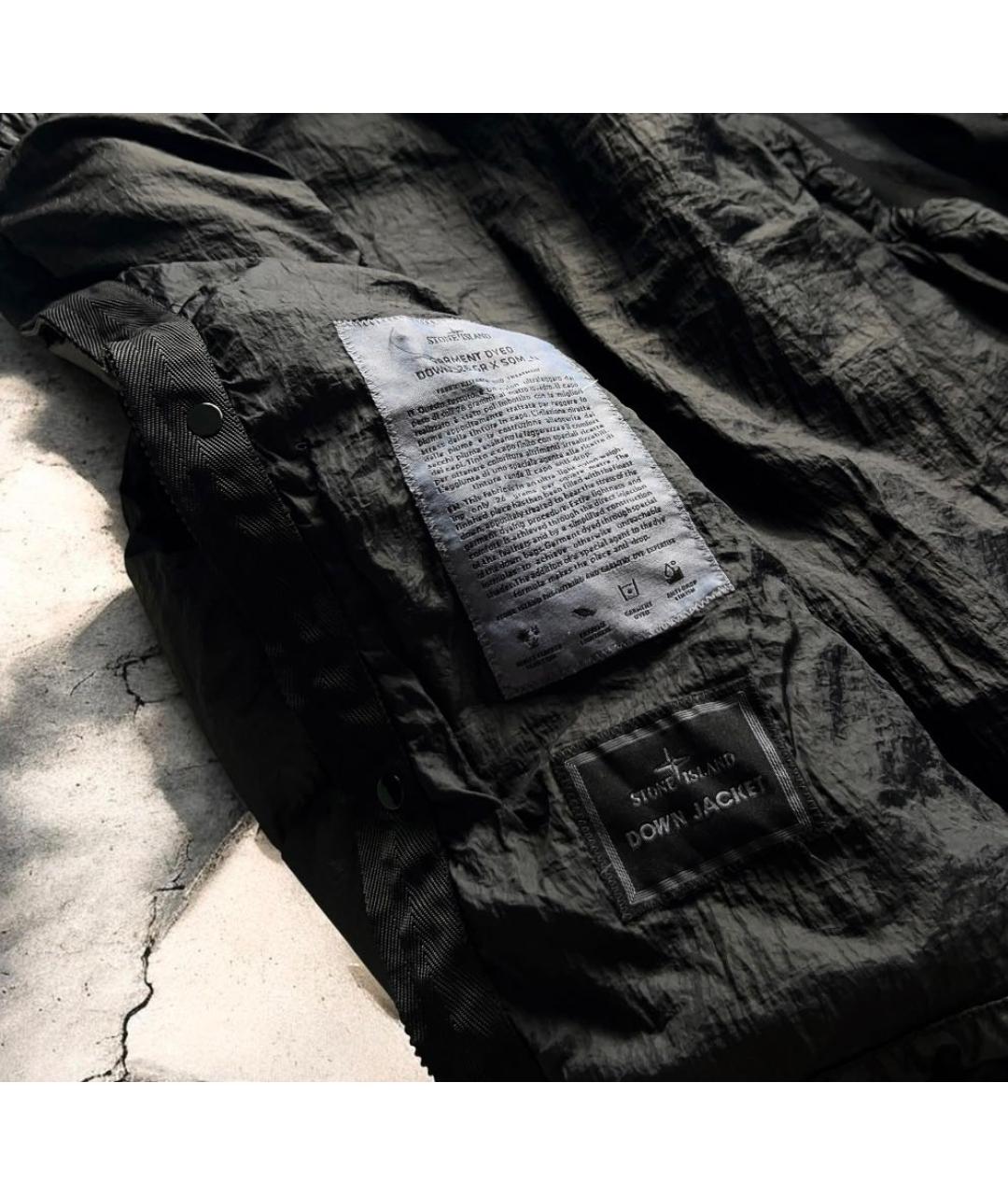STONE ISLAND Черный жилет, фото 4