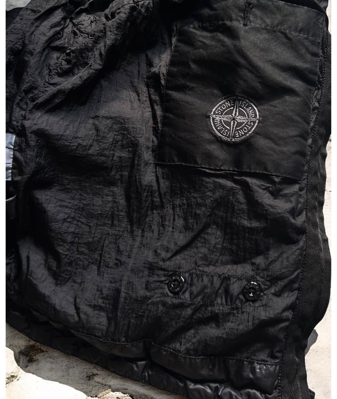 STONE ISLAND Черный жилет, фото 5