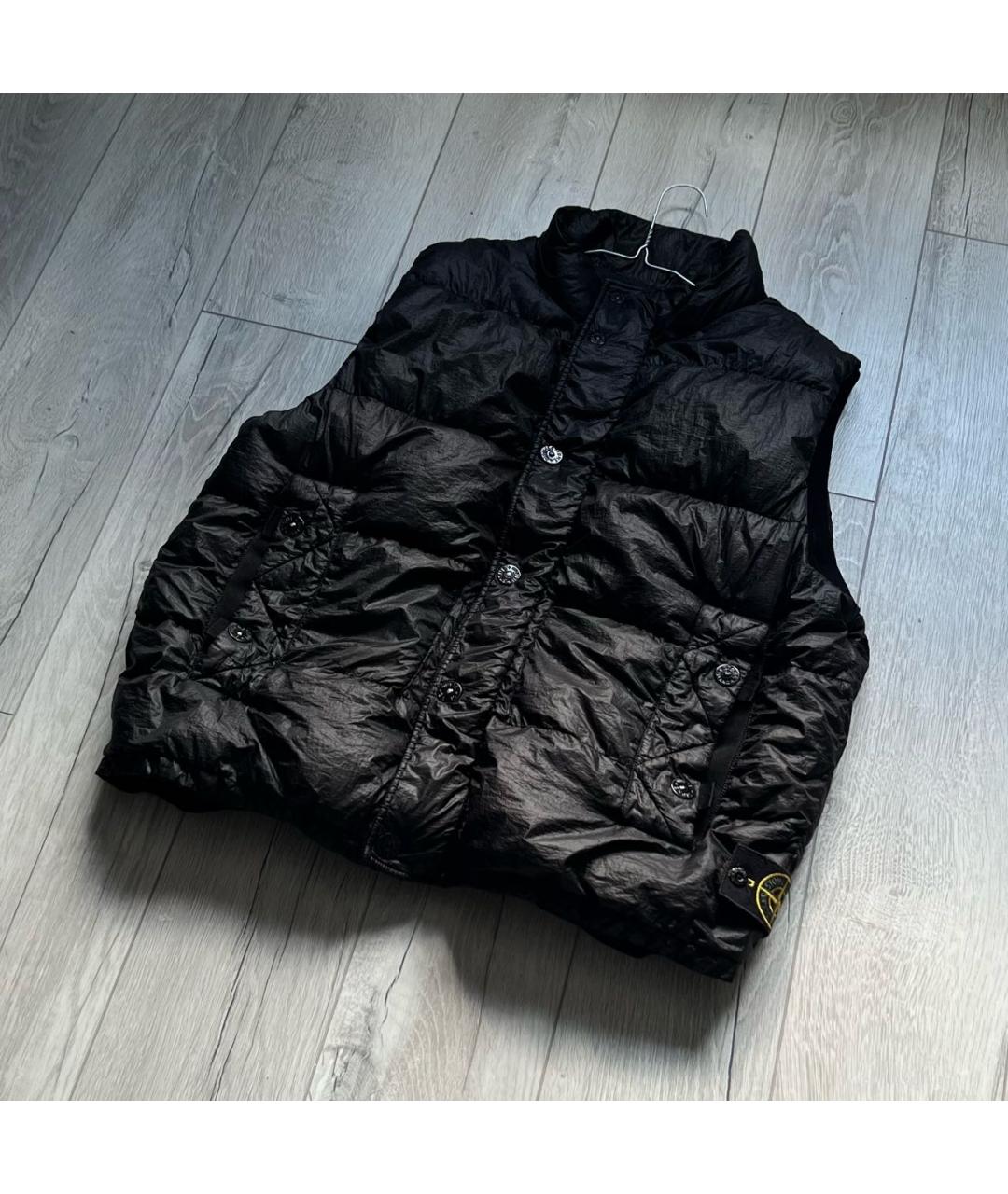 STONE ISLAND Черный жилет, фото 2