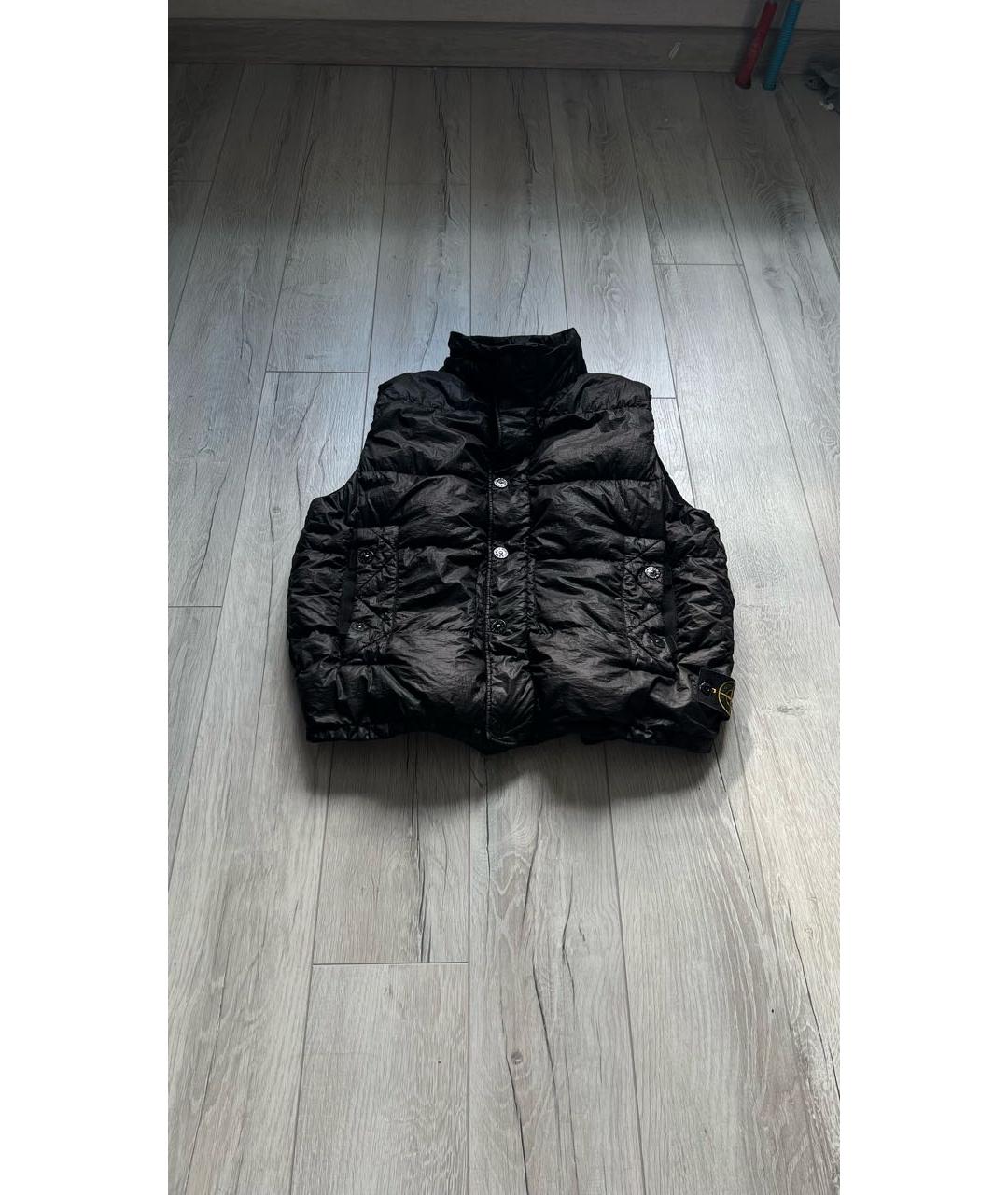 STONE ISLAND Черный жилет, фото 6