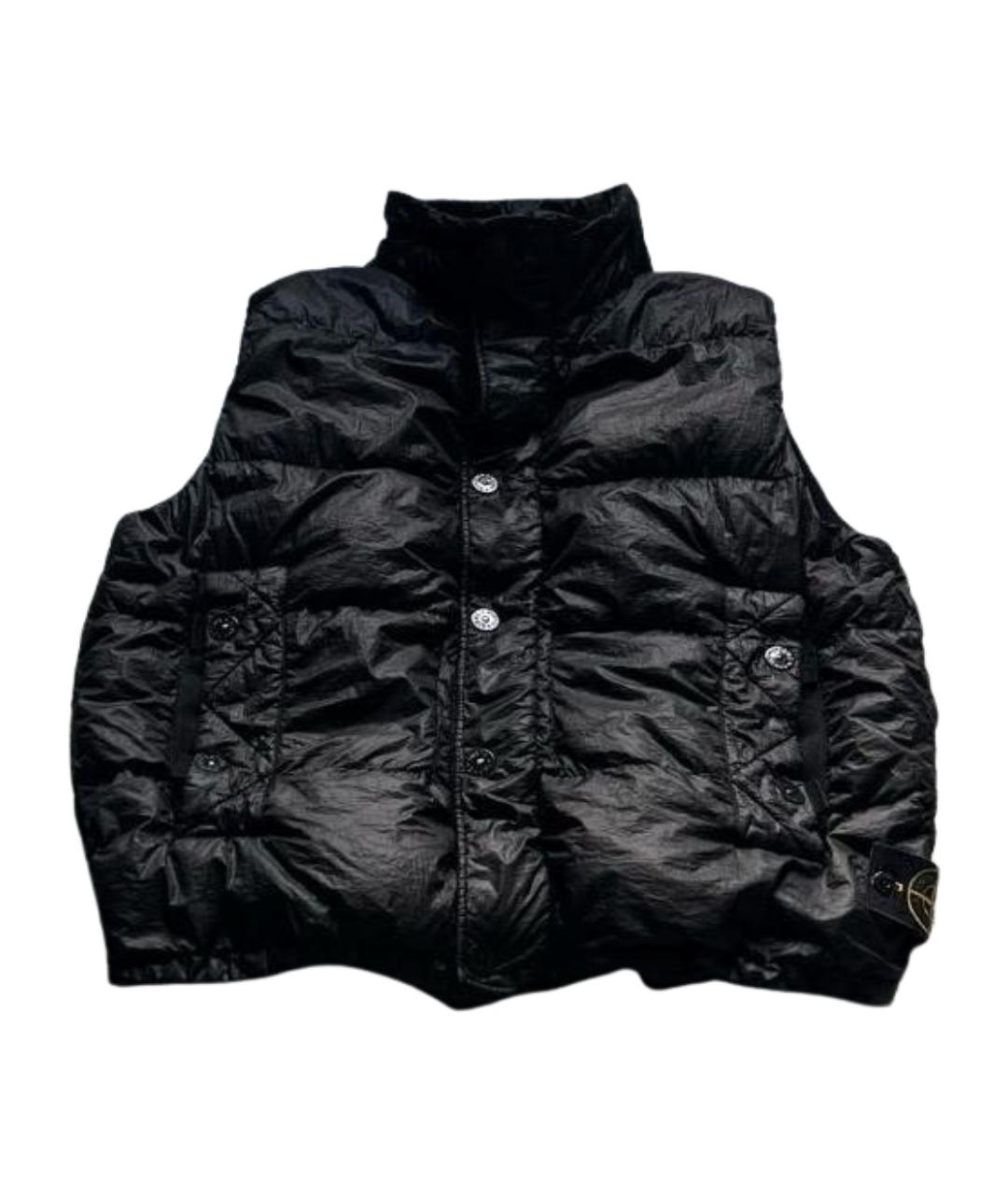 STONE ISLAND Черный жилет, фото 1