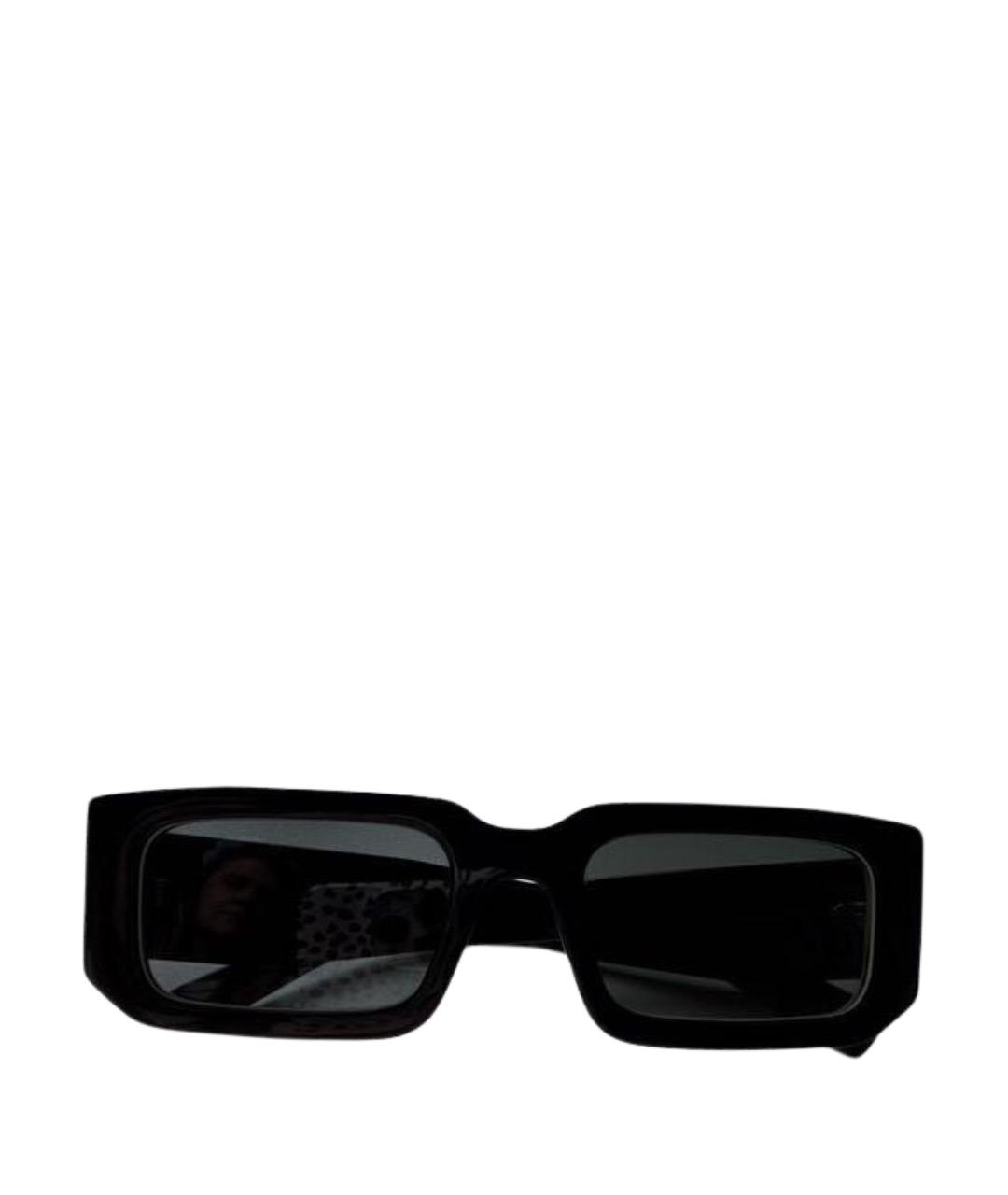 PRADA Черные пластиковые солнцезащитные очки, фото 1