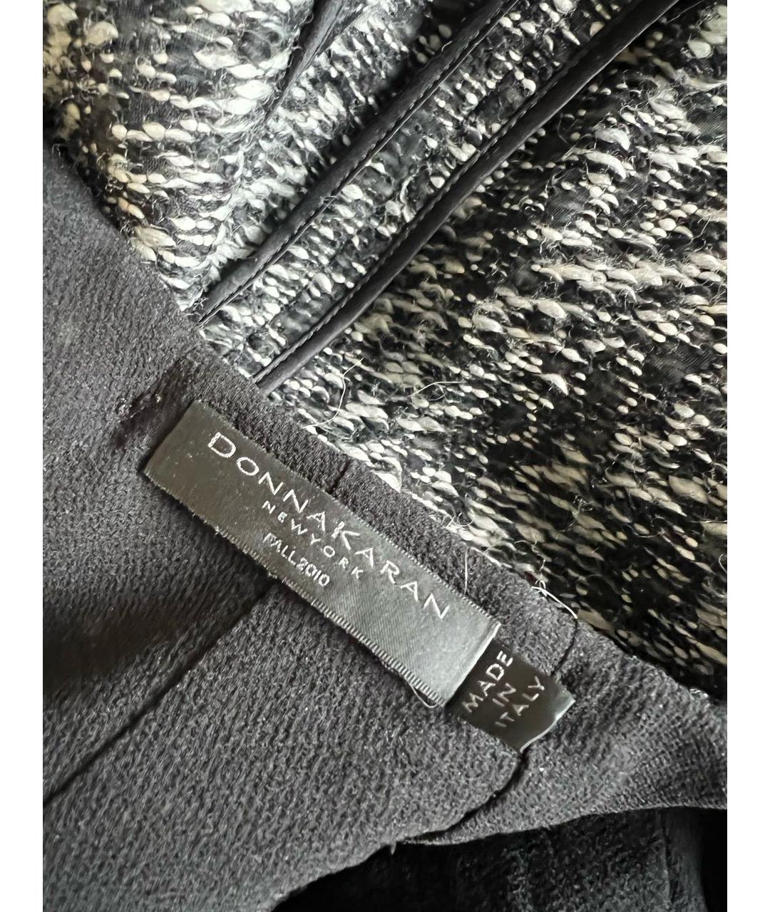 DKNY Серое шерстяное повседневное платье, фото 3