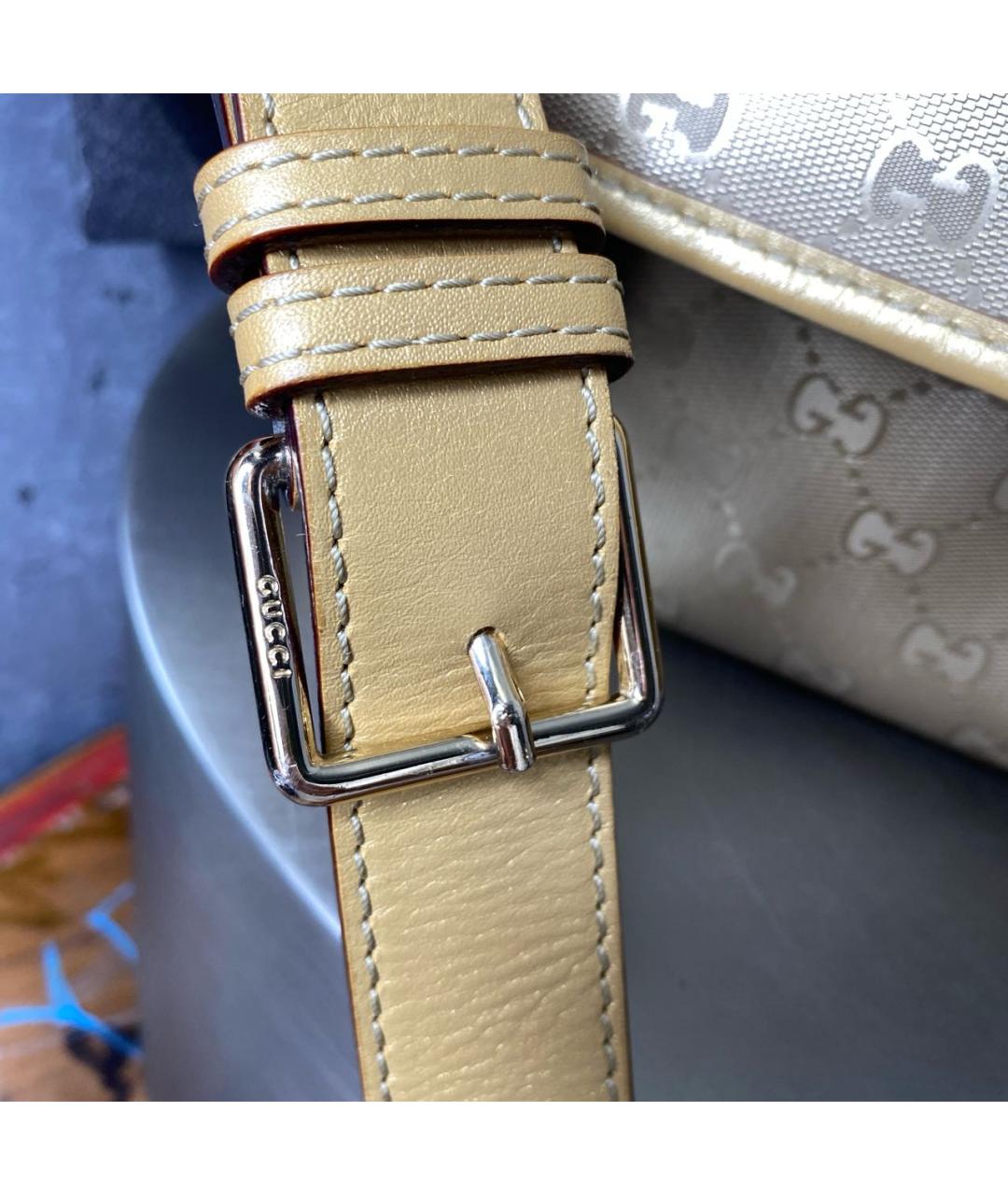 GUCCI Золотая сумка на плечо, фото 8