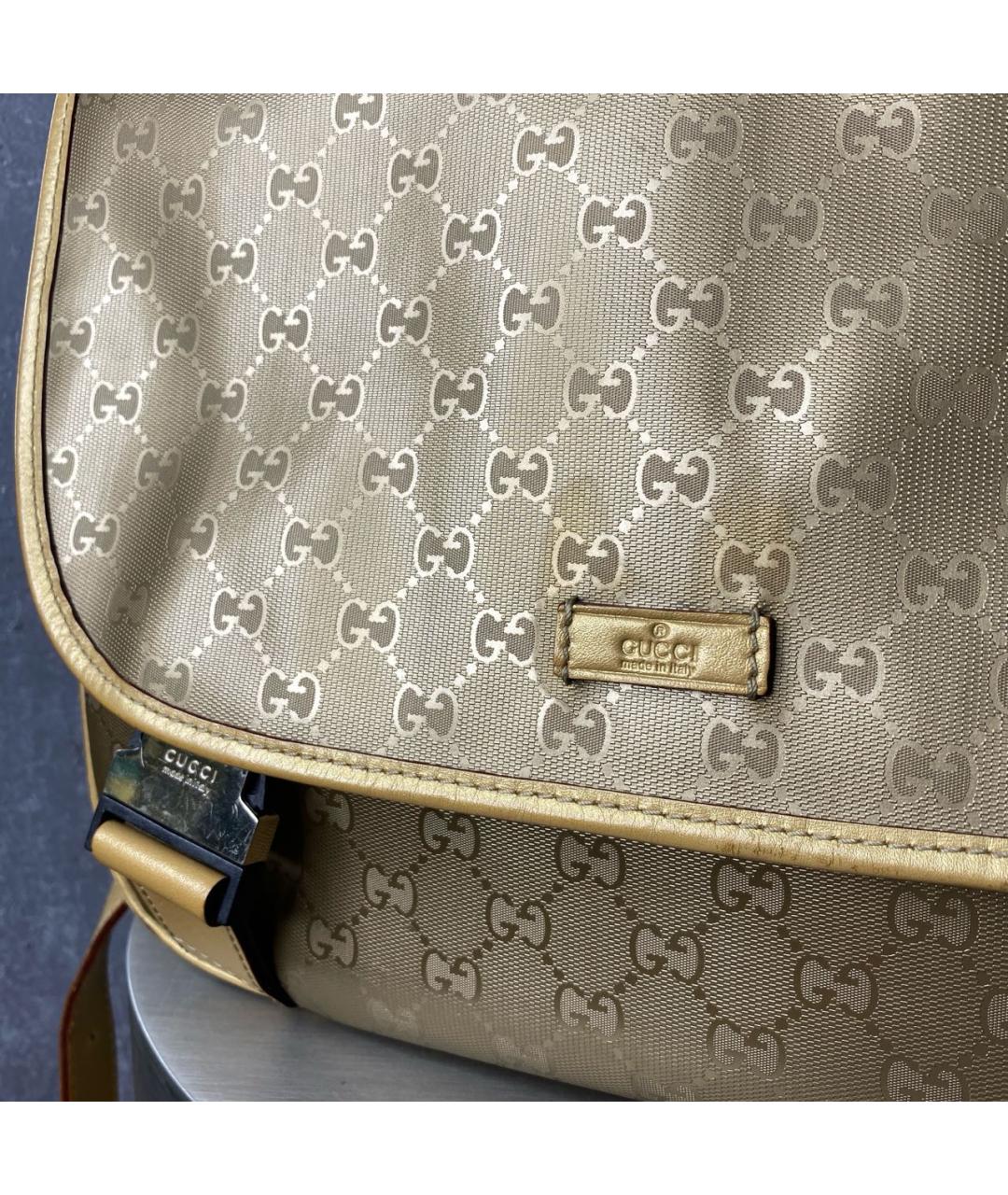 GUCCI Золотая сумка на плечо, фото 3