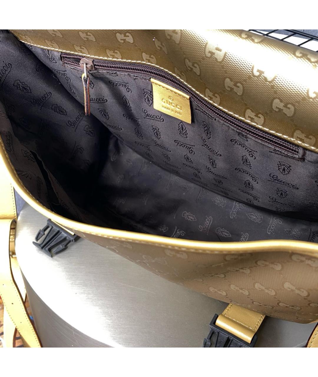 GUCCI Золотая сумка на плечо, фото 6