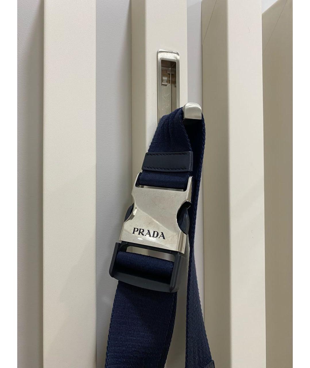 PRADA Темно-синяя сумка на плечо, фото 3