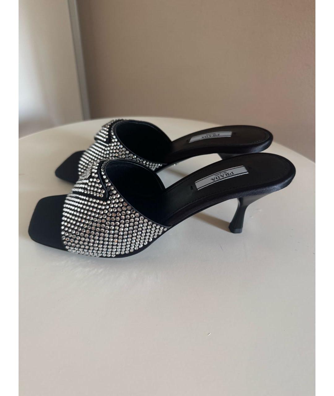PRADA Серебряные мюли, фото 6