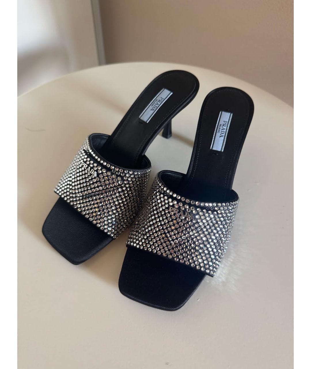 PRADA Серебряные мюли, фото 2