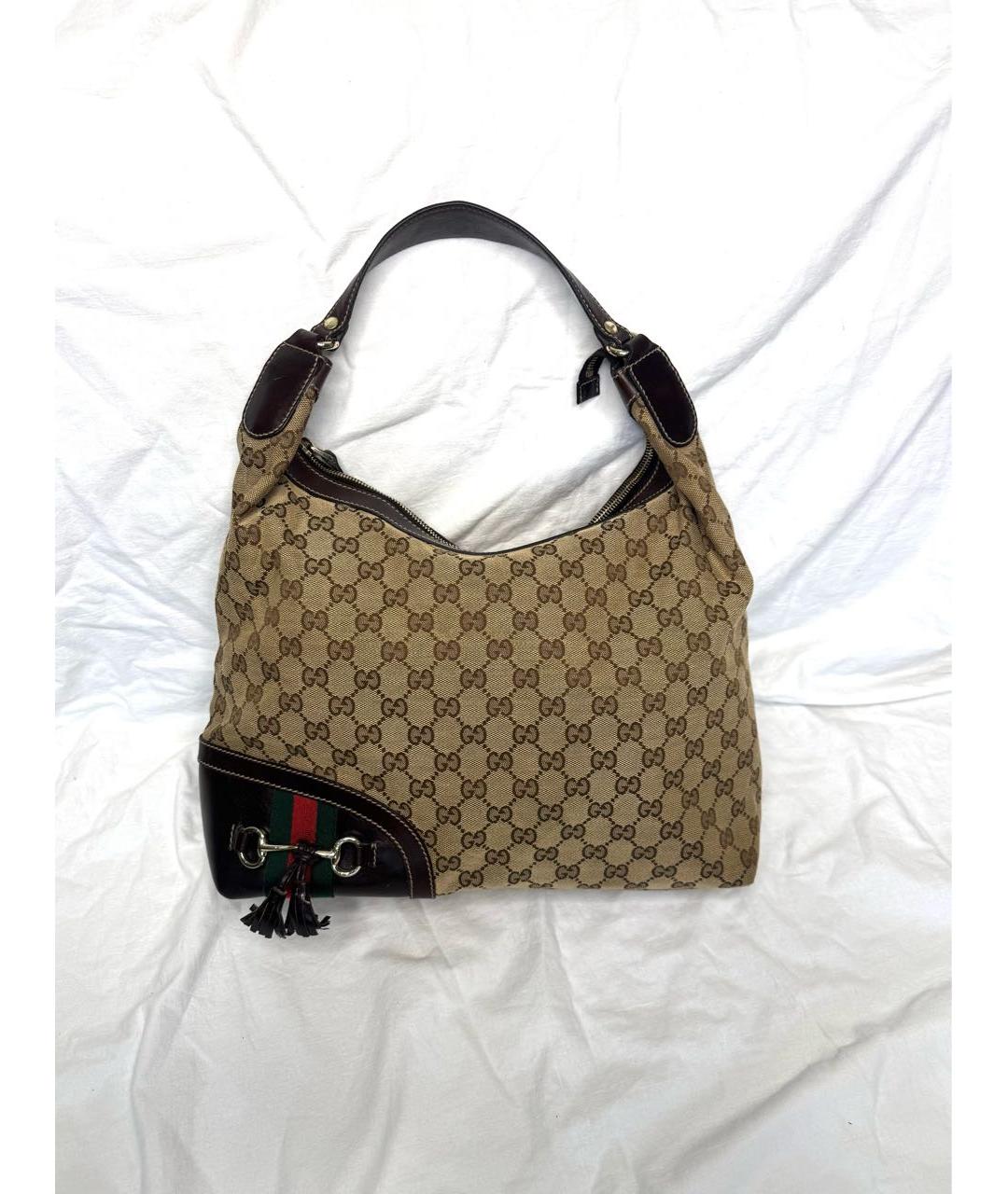 GUCCI Бежевая сумка с короткими ручками, фото 9