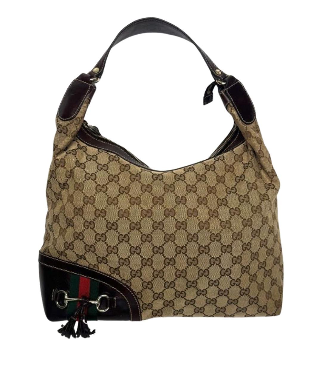 GUCCI Бежевая сумка с короткими ручками, фото 1