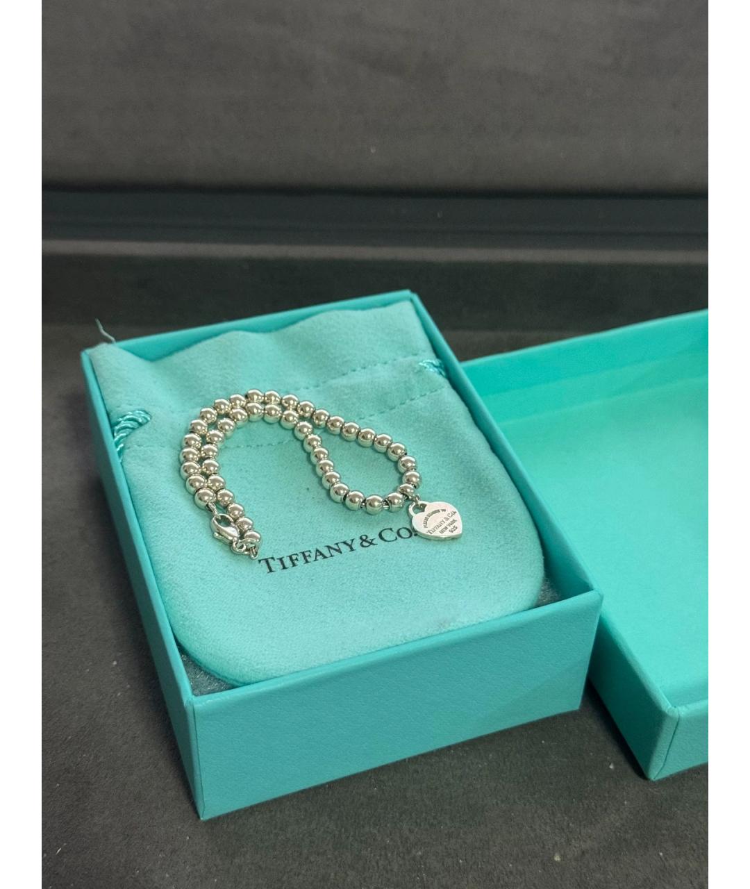 TIFFANY&CO Серебряный серебряный браслет, фото 7