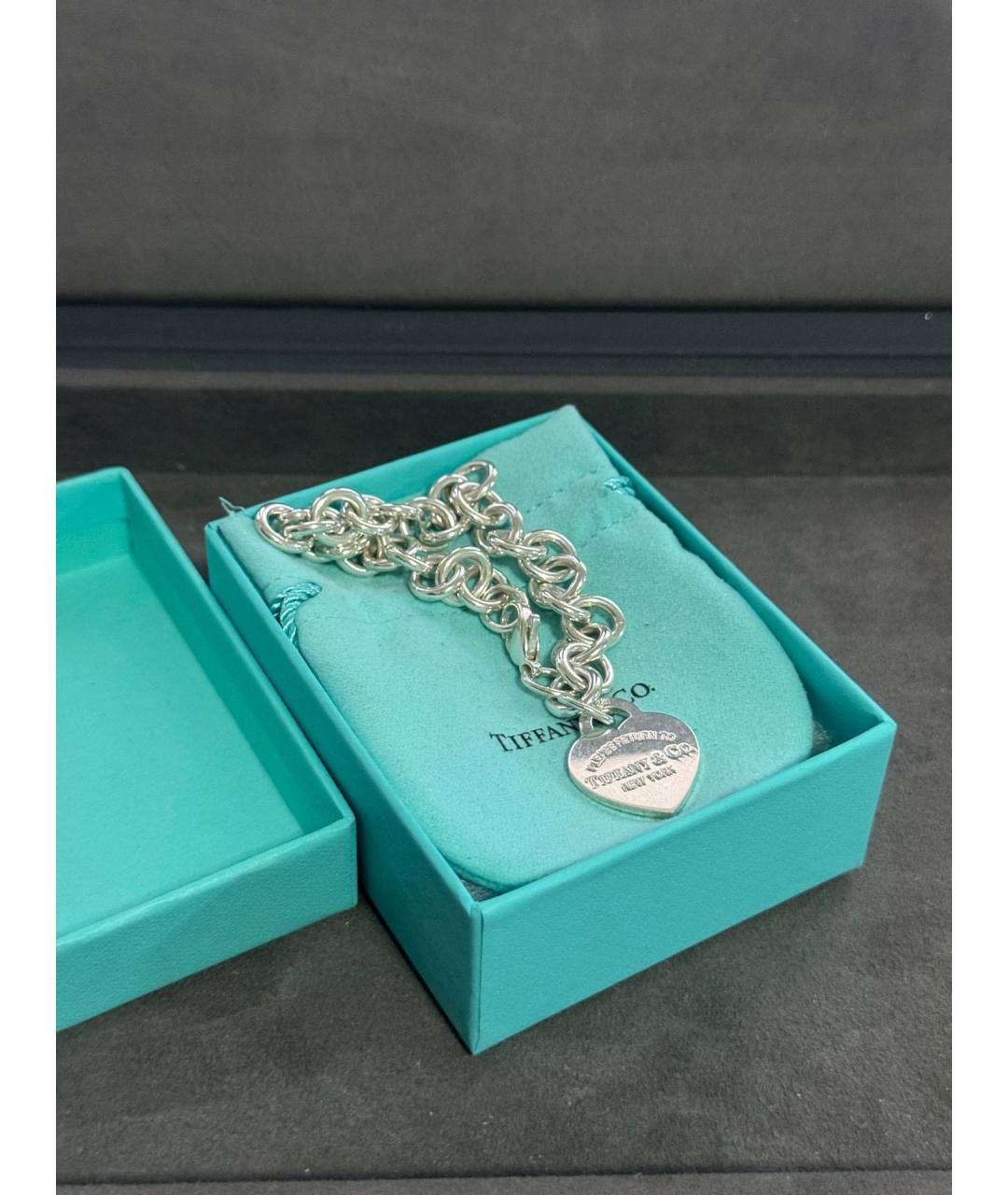 TIFFANY&CO Серебряный серебряный браслет, фото 5