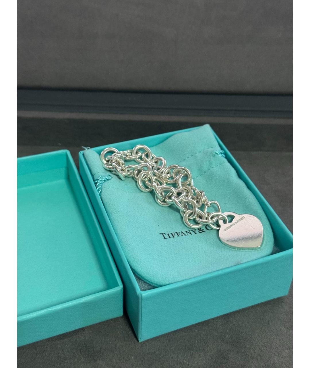 TIFFANY&CO Серебряный серебряный браслет, фото 2