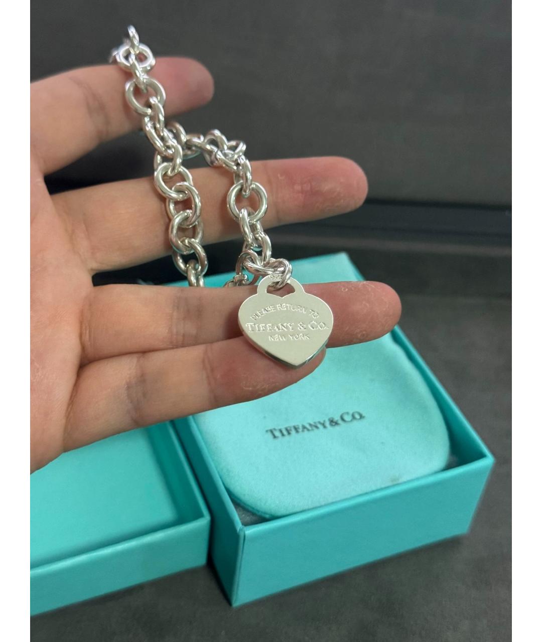 TIFFANY&CO Серебряный серебряный браслет, фото 4