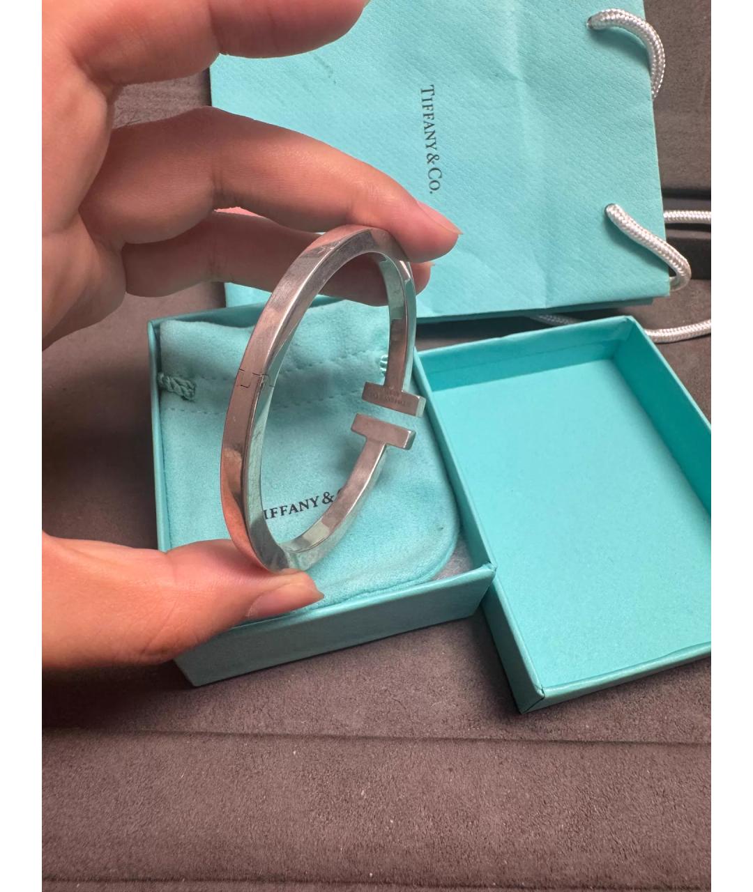 TIFFANY&CO Серебряный серебряный браслет, фото 5
