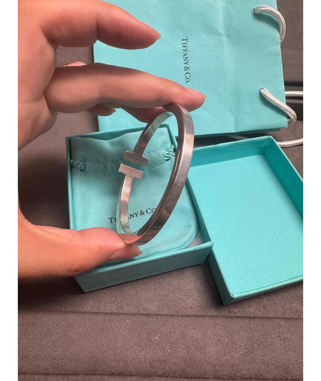 TIFFANY&CO Серебряный серебряный браслет, фото 4