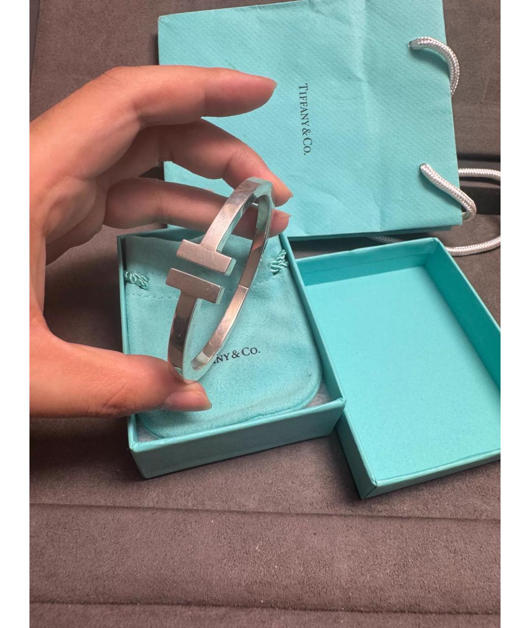 TIFFANY&CO Серебряный серебряный браслет, фото 3