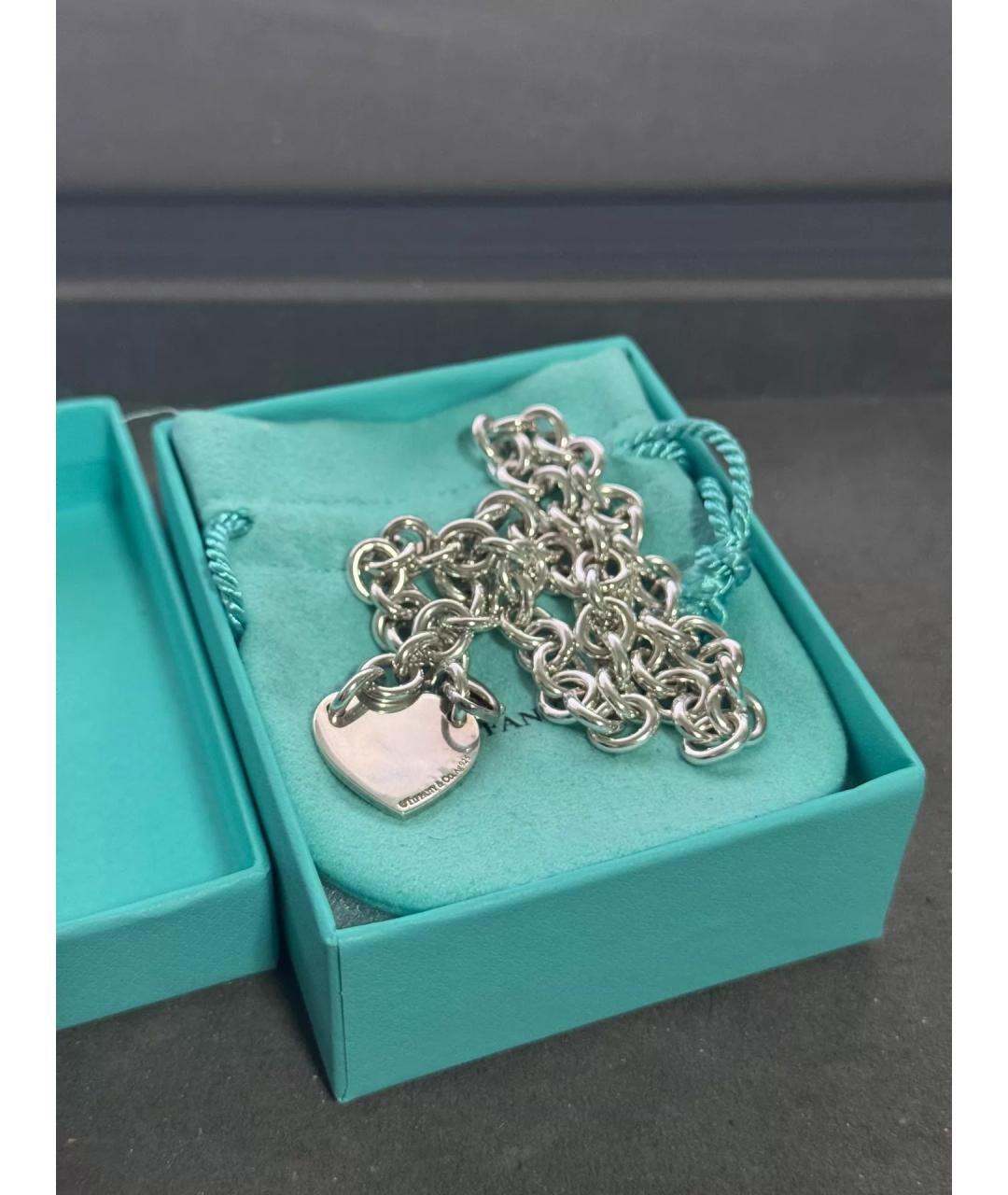 TIFFANY&CO Серебряное серебряное колье, фото 3