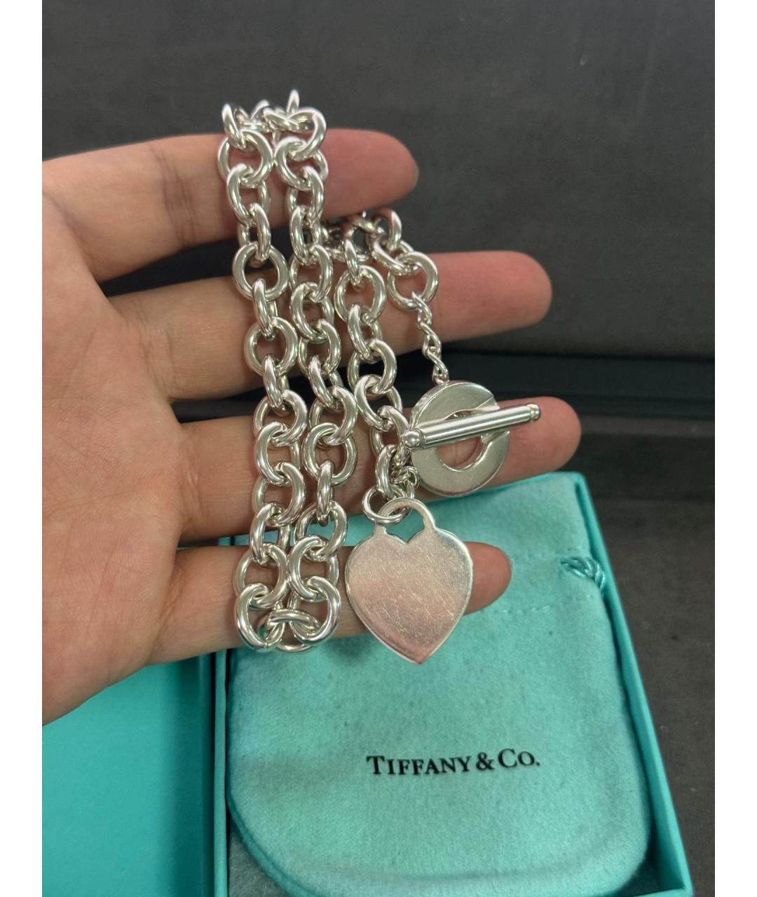 TIFFANY&CO Серебряное серебряное колье, фото 4