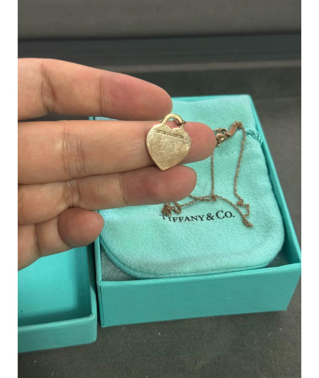 TIFFANY&CO Розовое колье из розового золота, фото 7