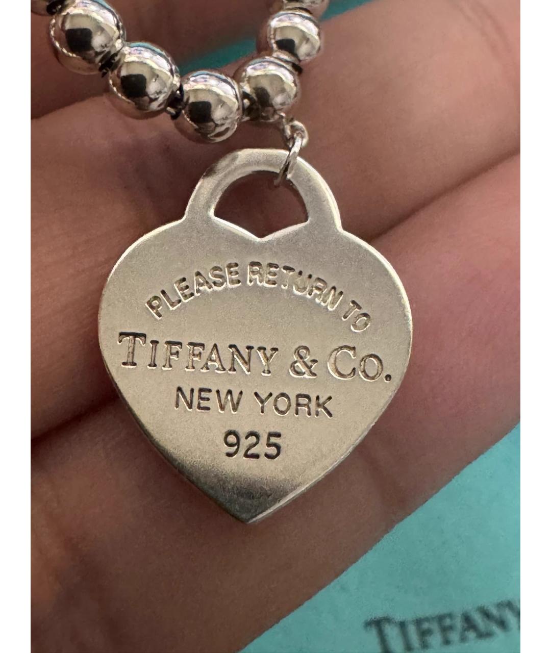 TIFFANY&CO Серебряное серебряное колье, фото 8