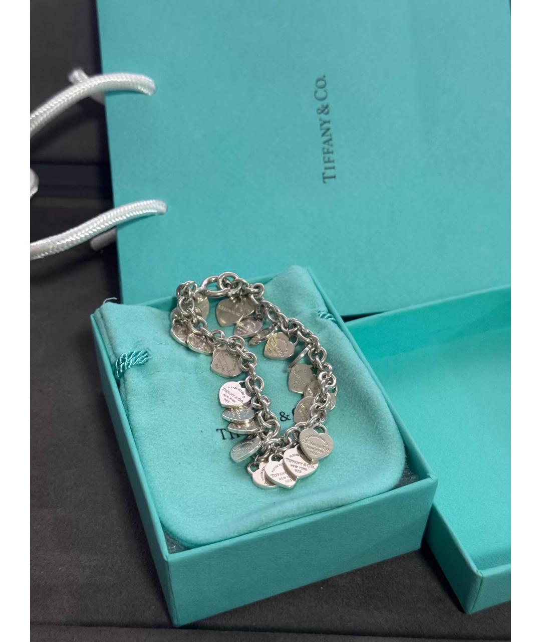 TIFFANY&CO Серебряный серебряный браслет, фото 2