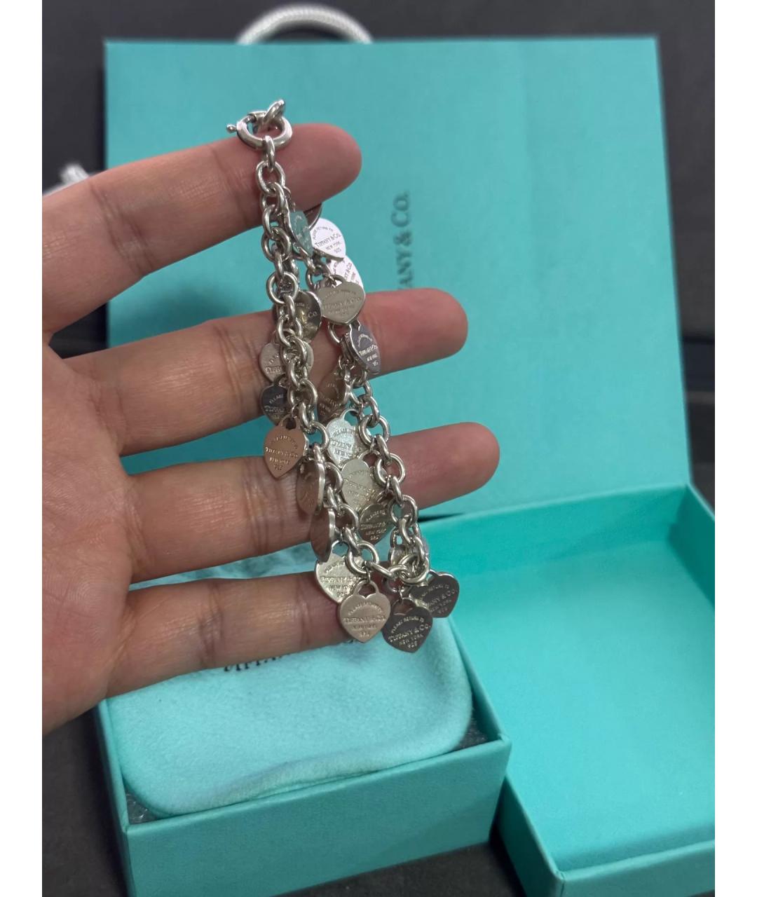 TIFFANY&CO Серебряный серебряный браслет, фото 3
