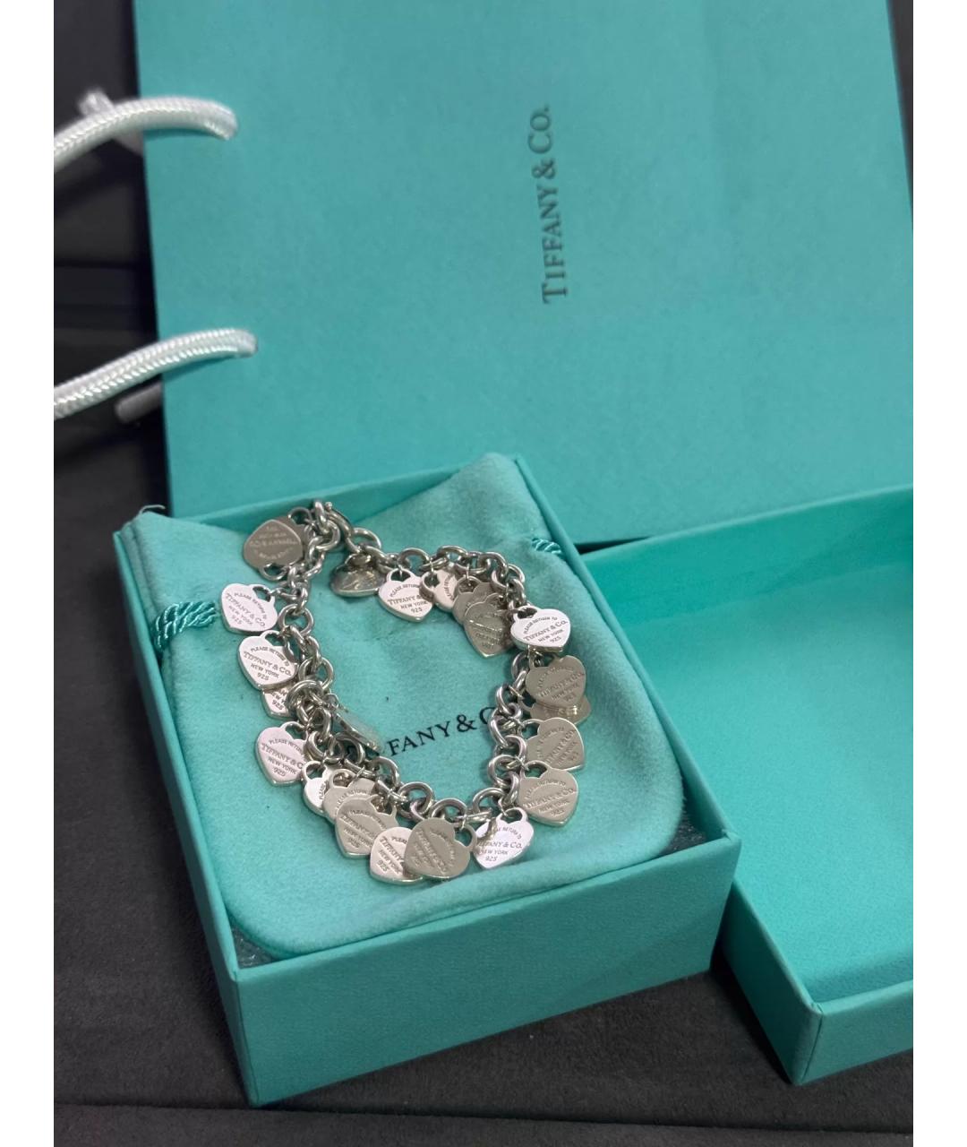 TIFFANY&CO Серебряный серебряный браслет, фото 9