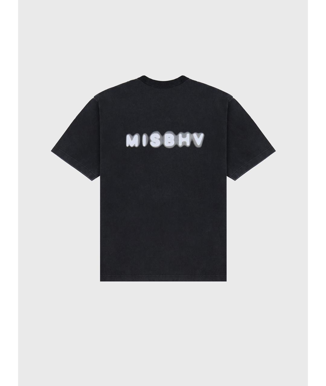 MISBHV Черная хлопковая футболка, фото 4