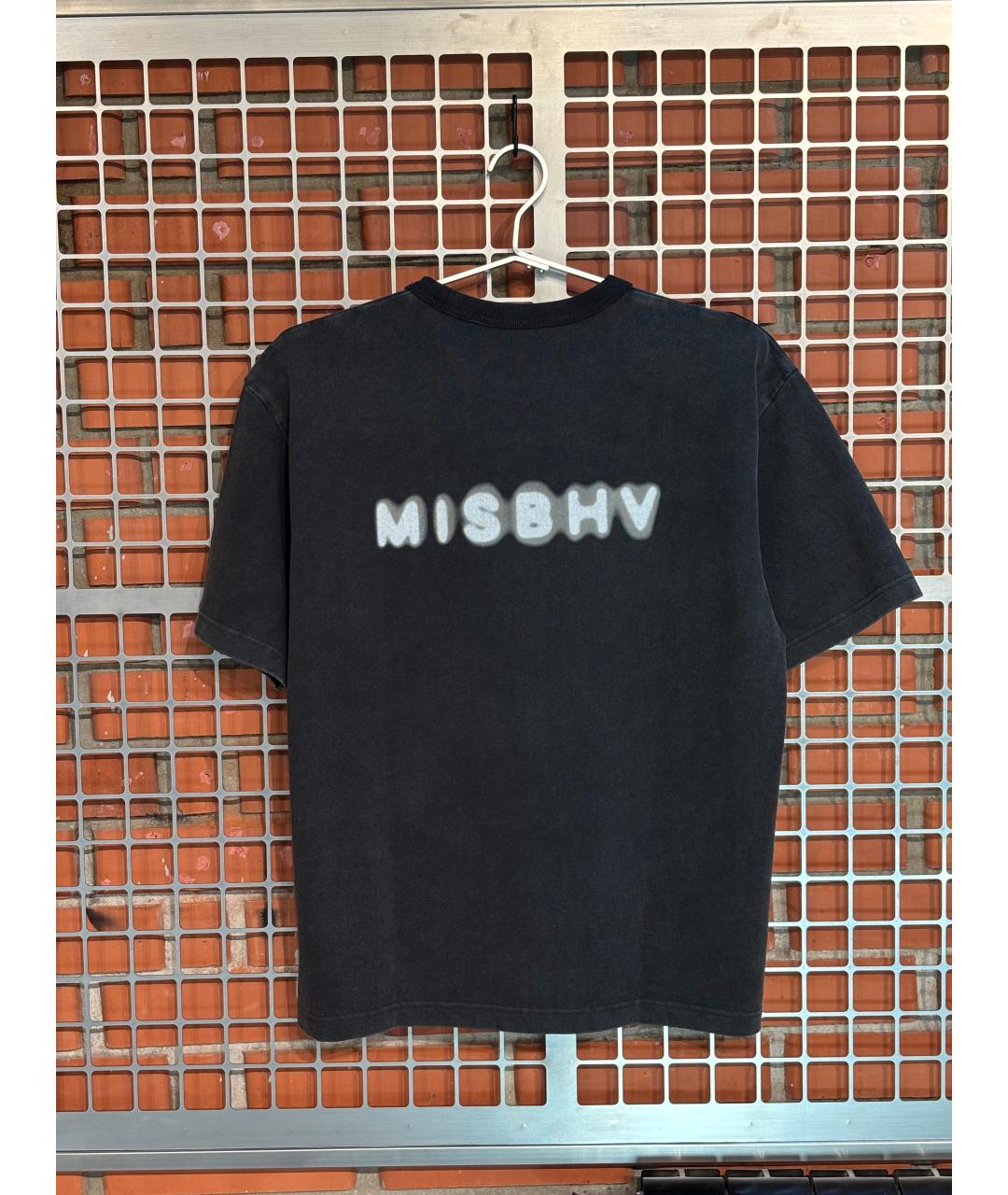 MISBHV Черная хлопковая футболка, фото 8