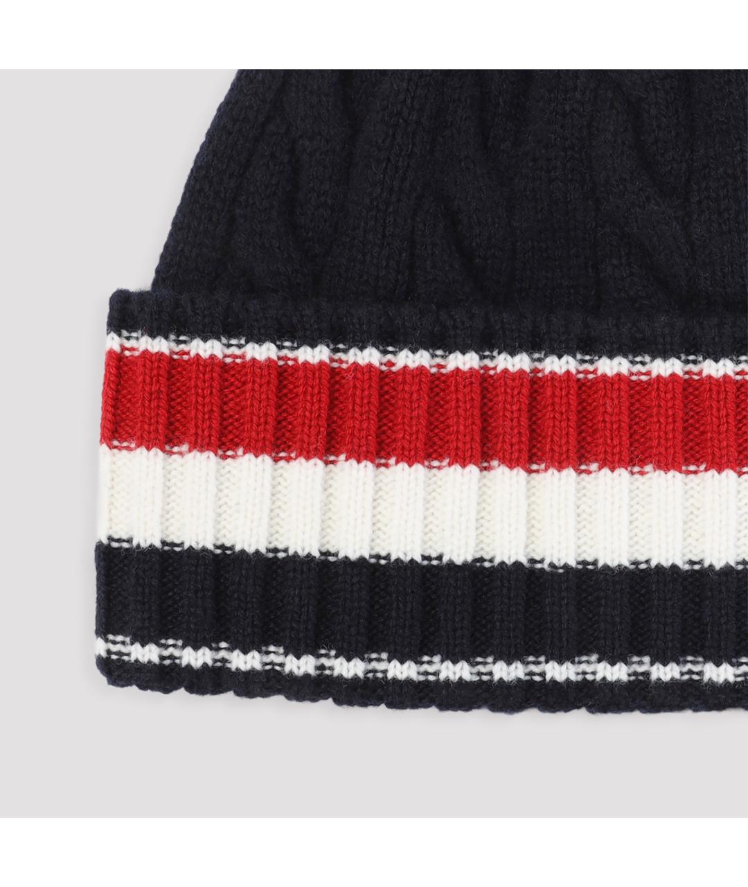 THOM BROWNE Мульти шерстяная шапка, фото 3