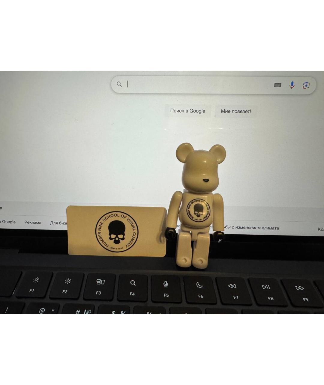 BEARBRICK Белый брелок, фото 3