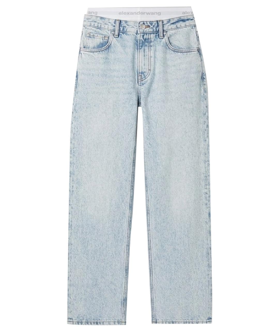 ALEXANDER WANG Голубые прямые джинсы, фото 1