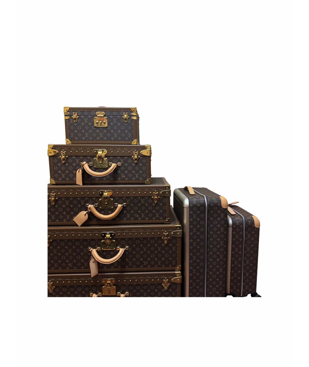 LOUIS VUITTON Коричневый чемодан, фото 1