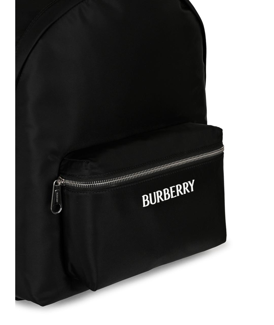 BURBERRY Черный синтетический рюкзак, фото 4