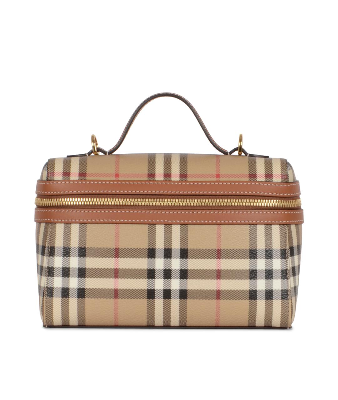 BURBERRY Бежевая канва сумка через плечо, фото 2
