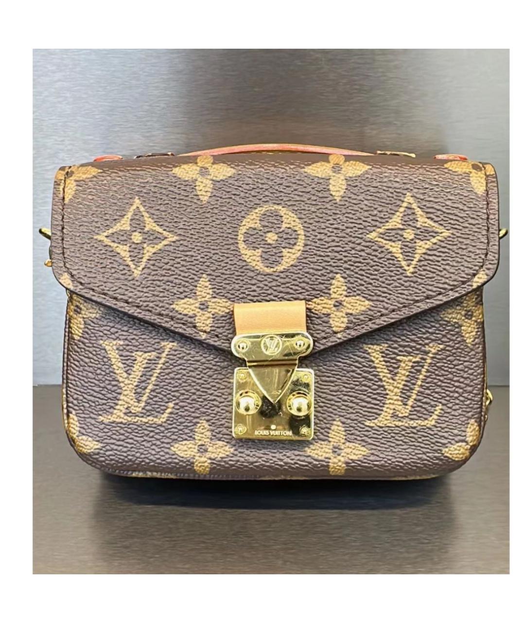 LOUIS VUITTON Коричневая сумка через плечо, фото 5