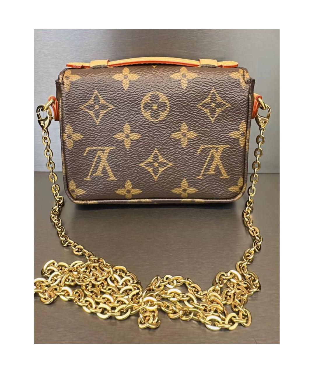 LOUIS VUITTON Коричневая сумка через плечо, фото 6