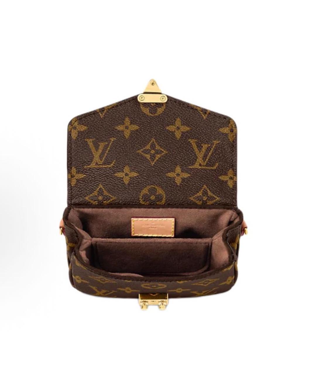 LOUIS VUITTON Коричневая сумка через плечо, фото 3
