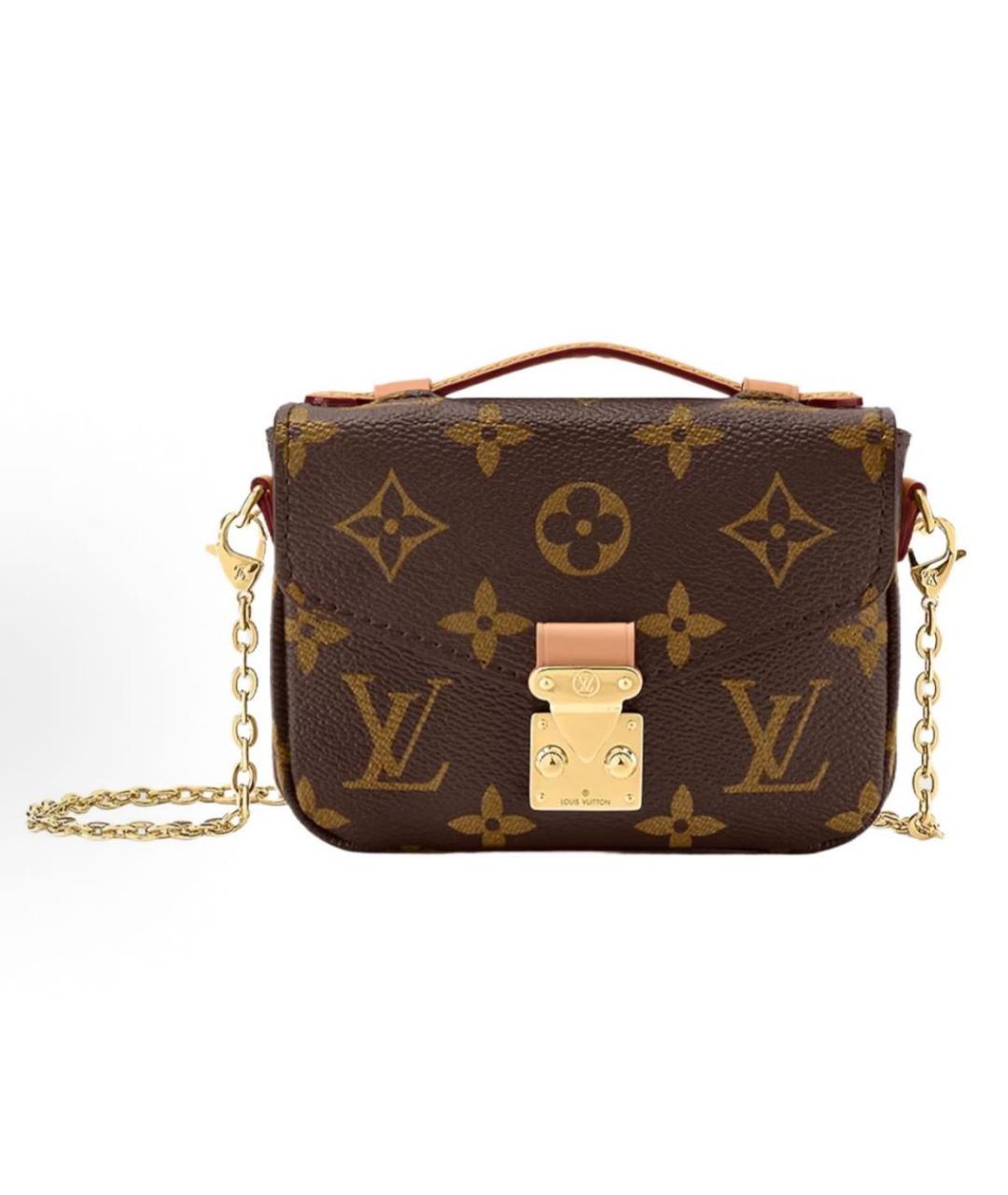 LOUIS VUITTON Коричневая сумка через плечо, фото 9