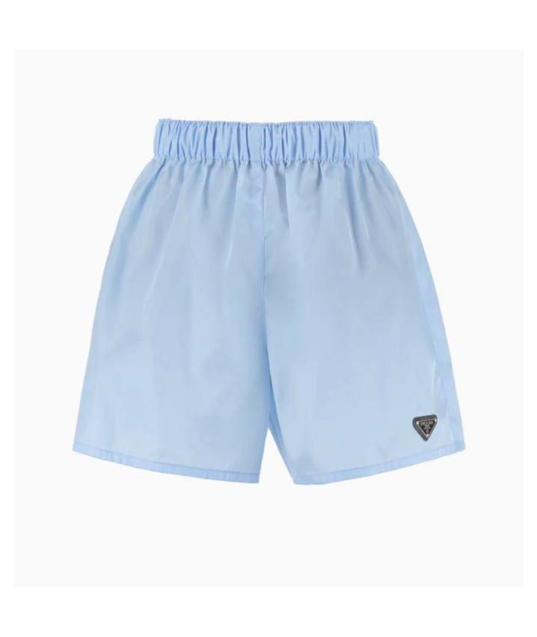 PRADA Голубые шорты, фото 5