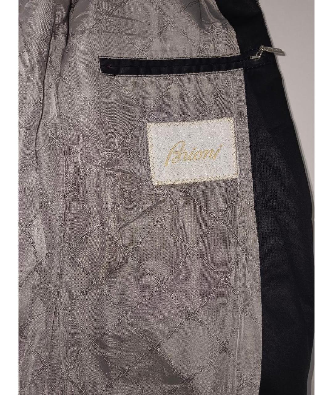 BRIONI Черная хлопковая куртка, фото 4
