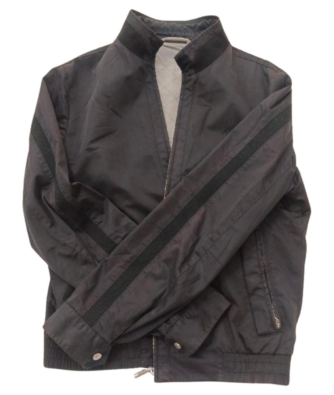 BRIONI Черная хлопковая куртка, фото 1