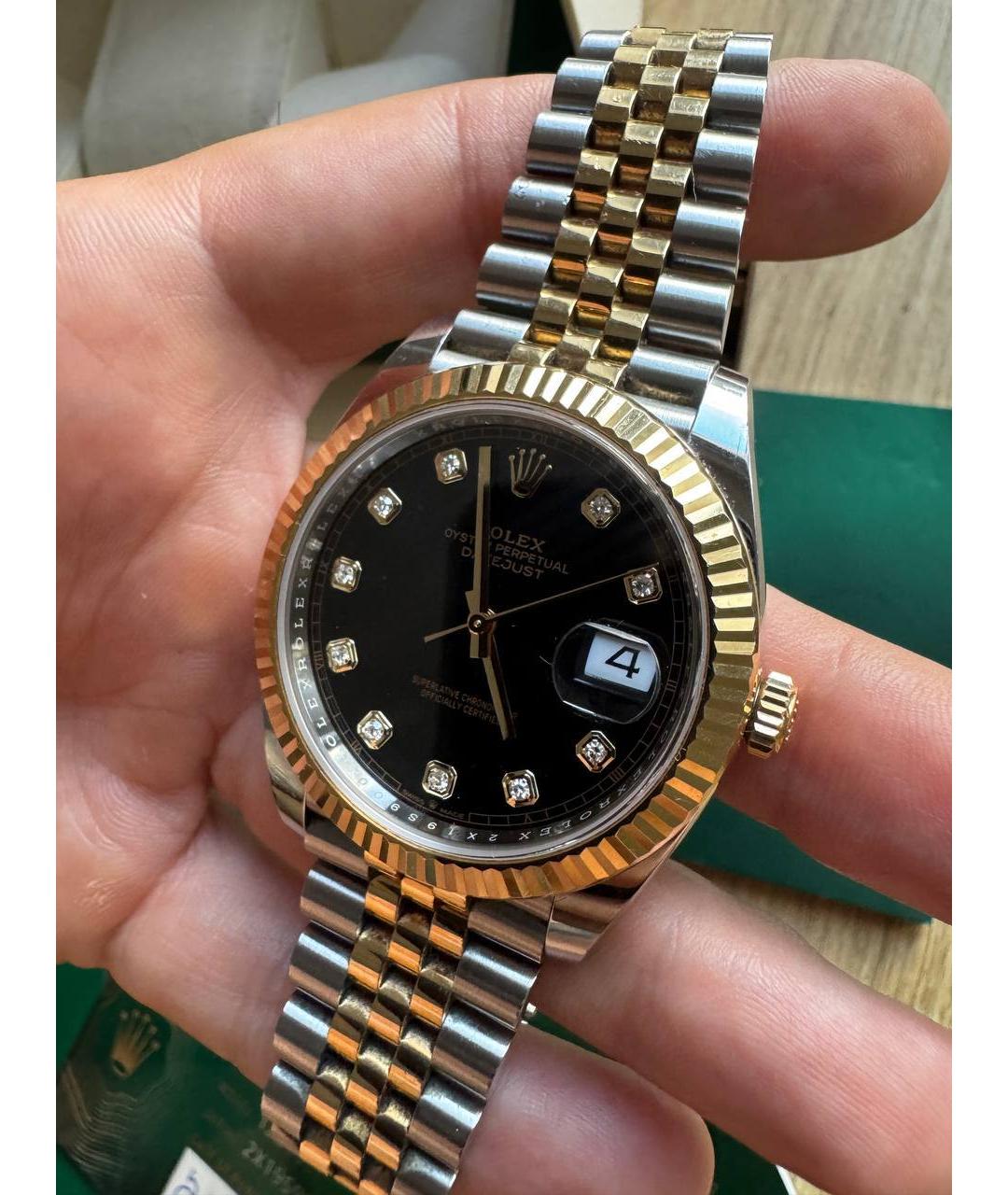 ROLEX Мульти часы из желтого золота, фото 2