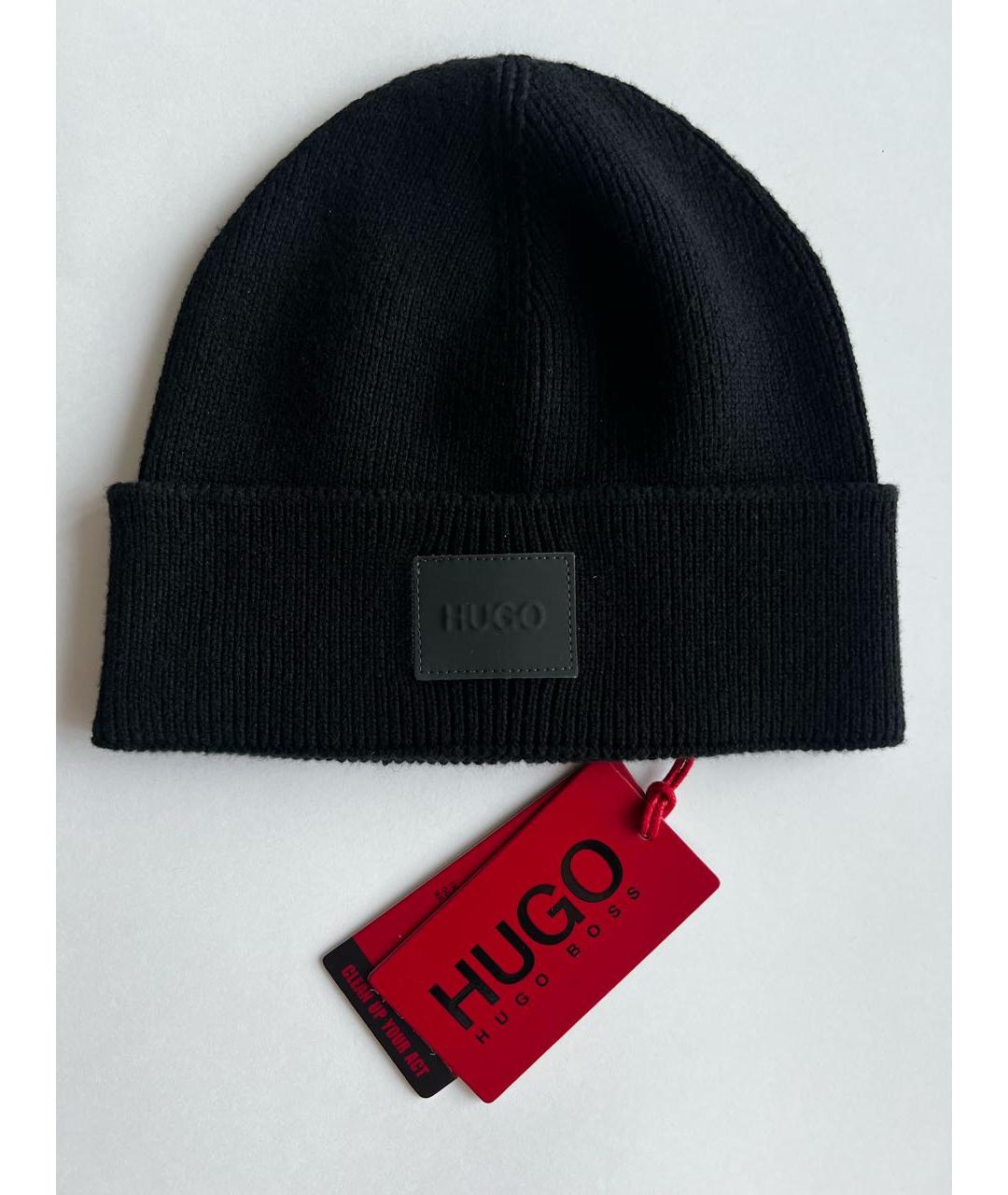 HUGO BOSS Черная шапка, фото 6